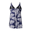Two Piece Tankini Swimsuit With Double Shoulder Straps