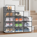 Livingandhome Foldable Stackable Shoe Storage Containers