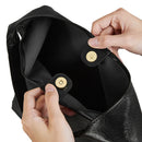 Modishion Black Vintage Tote Bucket Shoulder Bag