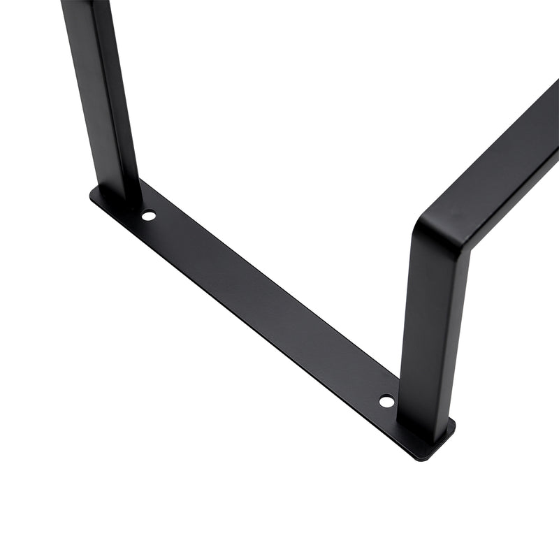 Lifeideas Modern Carbon Steel Wall Towel Rack with Hooks