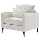 Livingandhome Comfortable Linen Sofa Armchair
