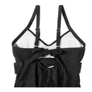 Wrap-Front V-Neck Tummy Control One-Piece Swimsuit