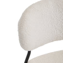 Livingandhome 2Pcs Upholstered Dining Chair with Metal Frame