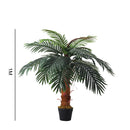 Garden Sanctuary Artificial Potted Plant Palm Tree for Home Decoration