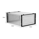 Cottonfy UK 12x Stackable Shoe Storage Box Organiser