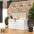 Garden Sanctuary Steel Garden Lockable Storage Box for Tools