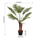 Breeins Artificial Palm Tree Potted Plant Home Decoration