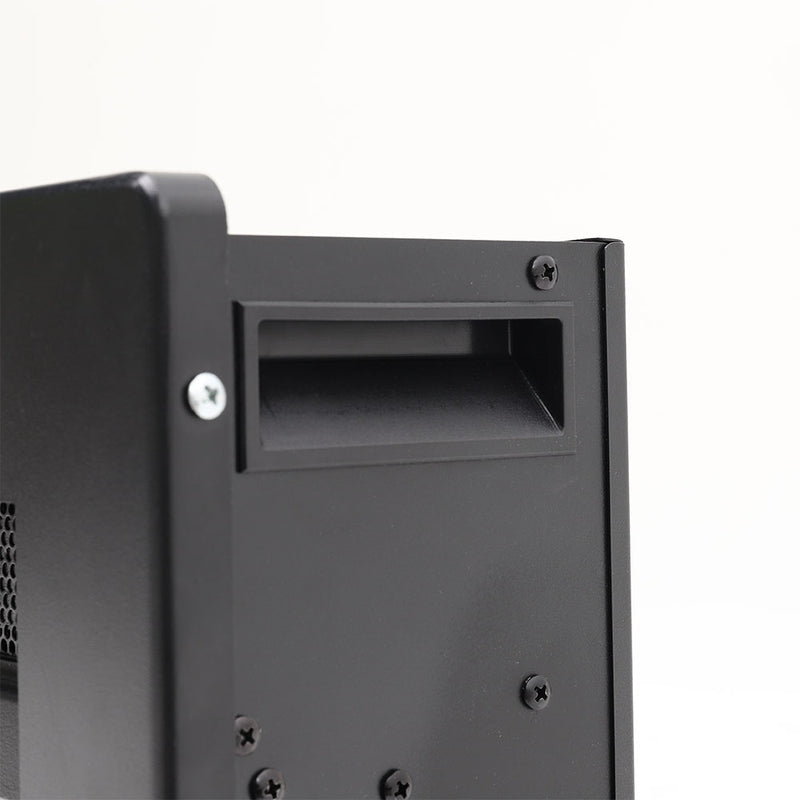 Electric Fireplace with Adjustable Flames, Wall Mounted or Freestanding