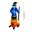Lifeideas 7ft Halloween Inflatable Witch with Built In LED Lights