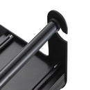 Lifeideas 2-Tier Wall-Mounted Microwave Shelf Spice Rack with 10 Hooks