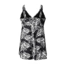 Two Piece Tankini Swimsuit With Double Shoulder Straps