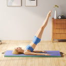 SPORTNOW Foldable Gymnastics Mat, Folding Gym Mat For Yoga, Green & Purple