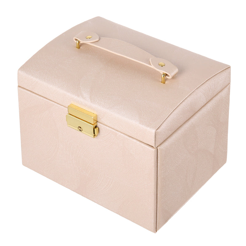Sheonly Multi-Function Faux Leather Jewellery Storage Box with Drawers