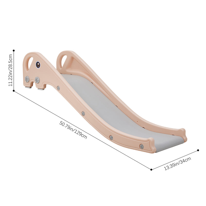 Livingandhome Kids Indoor Elephant Plastic Slide for Sofa and Bed