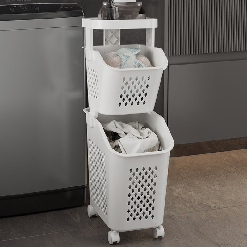 Lifeideas Freestanding 2 Tier Laundry Sorter with Casters