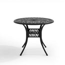 Breeins Set of 5 Retro Garden Bistro Set Cast Aluminum with Cushions