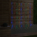 1.5m x 2m Light up Cascading Christmas Curtain Light with 240 Multi-Coloured LEDs