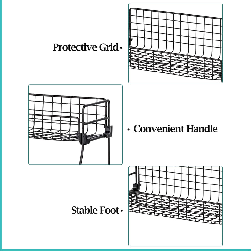 Lifeideas 2-Tier Free-Standing Spice Rack & Organizer