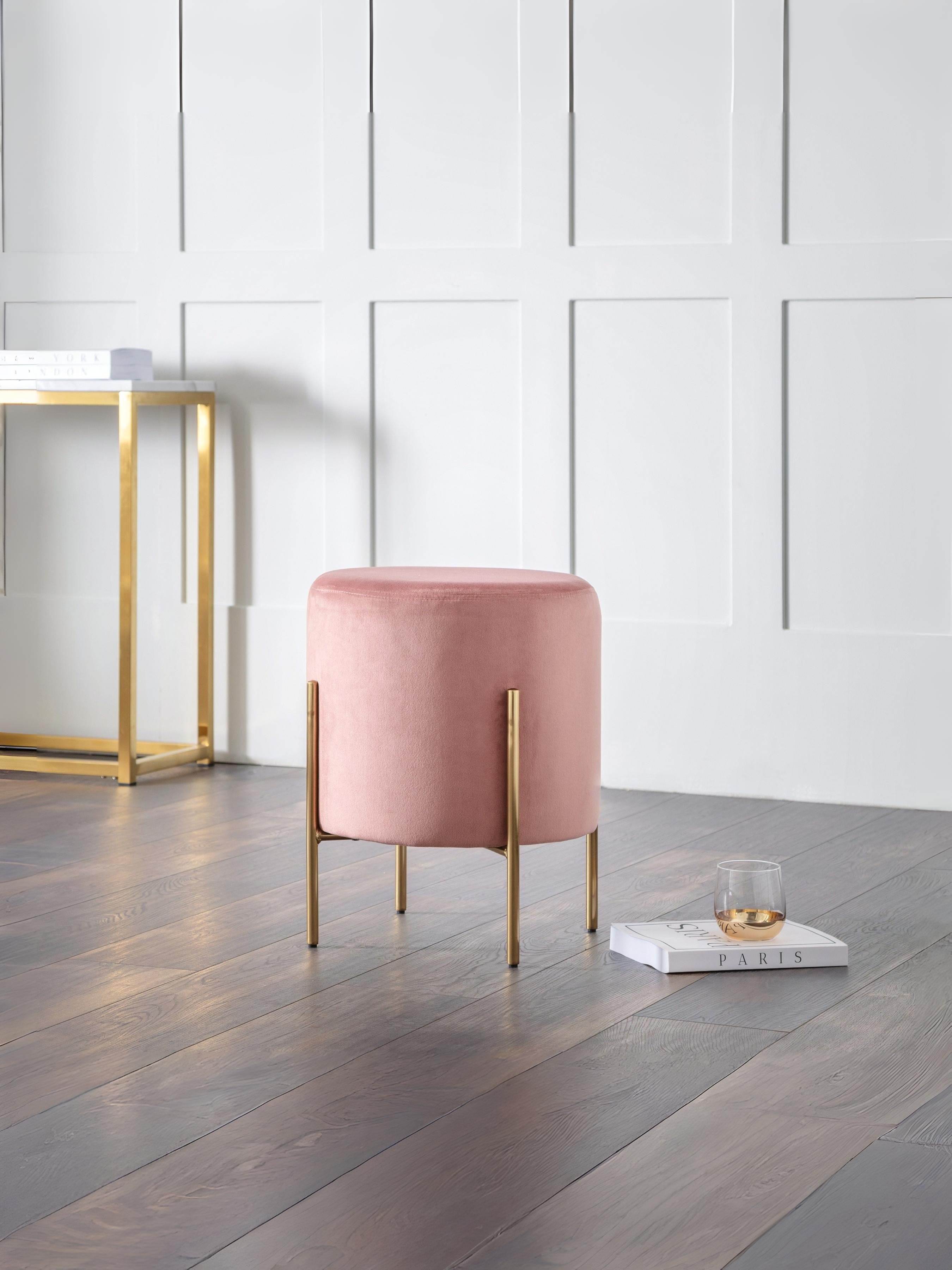 Pink Studio Stool Cambridge Stool - Pink