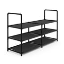 Lifeideas 3-Tier Large Open-Style Shoe Rack
