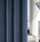 Velvet, Supersoft, 100% Blackout, Thermal (SINGLE) Door Curtain with Tape Top