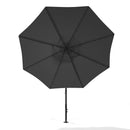 Livingandhome Outdoor 32 LED Lighted Patio Umbrella With Crank Lift System