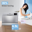 COMFEE 6.5L Freestanding Compact Dishwasher With LED Display