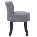 Livingandhome Upholstered Vanity Stool Makeup Dressing Chair