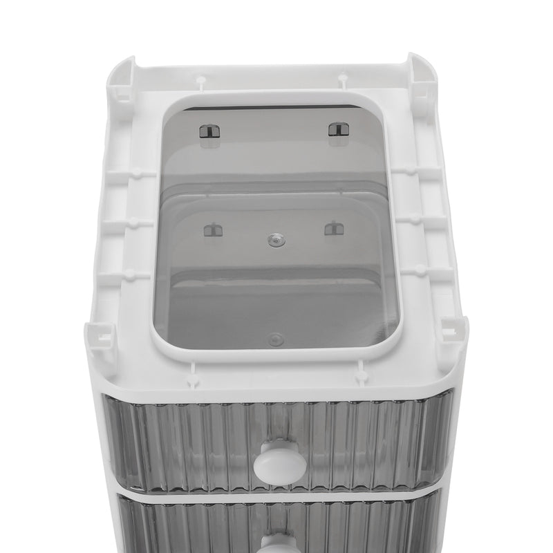 Lifeideas 4 Drawer Transparent Desktop Organizer