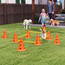 PawHut Dog Agility Equipment Set, Four-Piece Adjustable Height Jumping