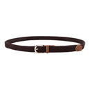 Casual Elastic Braided Belt With D-shape Pin Buckle