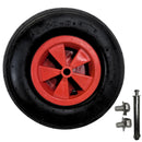 Replacement 13" X 3" Pneumatic Garden Wheelbarrow Wheel With Axle