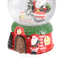 Lifeideas Santa Claus Snow Ball Gift Music Box Christmas Glass Ornament