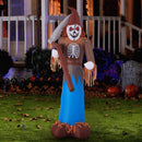 Lighted Scarecrow Grim Reaper Inflatable