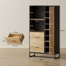 HOMCOM Storage Cabinet, Kitchen Pantry Cupboard With Drawers, Shelves