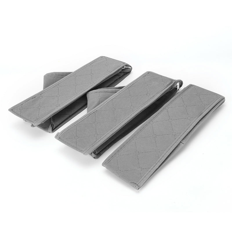 Lifeideas 3 Packs Underwear Drawer Organizer Storage Box Bra Tidy Socks Ties Draw Divider