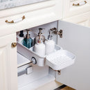 Lifeideas Grey Sliding Storage Basket with Dividers