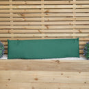99 x 20/41cm Cushion Base for 2 Seater Wooden Garden Bench in Green