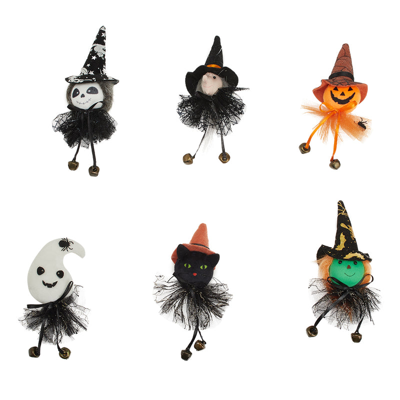 Hanging Ghost Pumpkin Witch Set