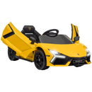 AIYAPLAY Yellow Lamborghini Revuelto Licensed Ride On Car W/ Suspension