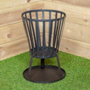 35cm Outdoor Black Steel Garden Log Burner Fire Basket