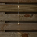1.2m x 1.3m Light up Twinkling Snowflake Christmas Curtain Light with Warm White LEDs