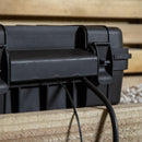 34cm X 21cm Large Black Outdoor Weatherproof Connection Box With Extension Cable
