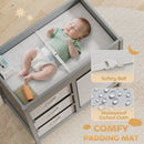 AIYAPLAY Baby Changing Unit with 4 Drawers, Diaper Changing Table,