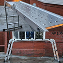 3.46m Lightweight Aluminium Folding Multi-position Work Platform Ladder