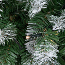 60cm Snow Tipped Christmas Wreath with 50 Warm White LEDs and 160 Bullet Tips