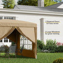 Outsunny 3x3(m) Pop Up Gazebo Party Tent Canopy Marquee with Storage Bag