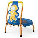 Childrens Trampoline with Foam Padded Handle-Blue