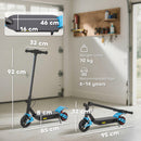 AIYAPLAY Electric Scooter For Kids With LCD Display, Up To 15 KM/H, Blue