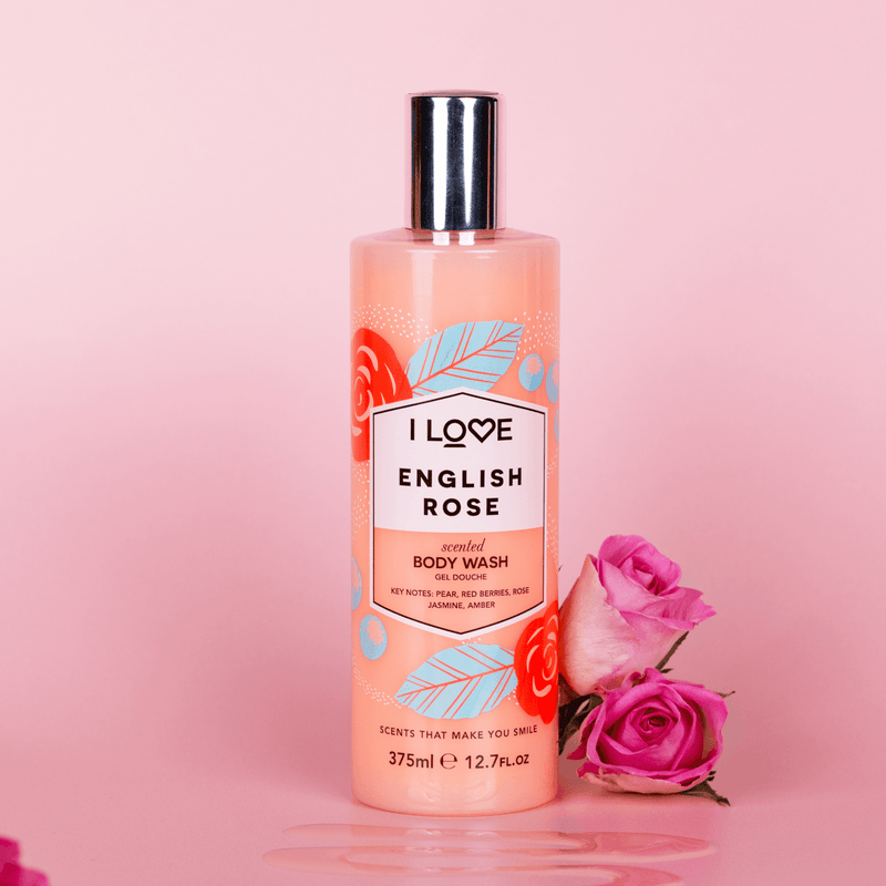 I Love Signature Body Wash 375ml English Rose